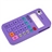 Silicone Case with Calculator Shape for iPhone 4 (Purple)