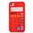 Silicone Case with Calculator Shape for iPhone 4 (Red)