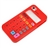 Silicone Case with Calculator Shape for iPhone 4 (Red)