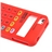 Silicone Case with Calculator Shape for iPhone 4 (Red)