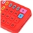 Silicone Case with Calculator Shape for iPhone 4 (Red)