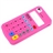  Silicone Case with Calculator Shape for iPhone 4 (Rose)