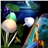 Solar Multi-Color LED Light with Mushroom Shape