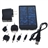 Solar Powered 2600mAh External Rechargeable Cell Phone Battery Pack with Cell Phone Adapters