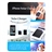 Solar /USB Powered 400mAh Emergent External Battery /Portable Power Source Charger with Keychain for iPhone (Black)