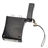 Solar /USB Powered 400mAh Emergent External Battery /Portable Power Source Charger with Keychain for iPhone (Black)