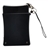 Solar /USB Powered 400mAh Emergent External Battery /Portable Power Source Charger with Keychain for iPhone (Black)