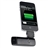 Solar /USB Powered 500mAh Emergent External Battery Mobile Charger Power Source with Card Reader LED Flashlight (Black)