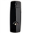 Solar /USB Powered 500mAh Emergent External Battery Mobile Charger Power Source with Card Reader LED Flashlight (Black)