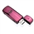 Solar /USB Powered 500mAh Emergent External Battery Mobile Charger Power Source with Card Reader LED Flashlight (Purple)