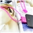 Stylish 40CM Dock Connected Silicone Neck Strap for iPod /iPhone (Blue)