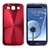 Stylish Spider Pattern Hard Metal Protective Back Case Cover for Samsung Galaxy SIII /I9300 (Red) 