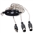 USB MIDI Cable Converter PC to Music Keyboard Adapter (Black) 