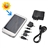 USB /Solar Powered 5000mAh Emergency Charger Portable Power Source for Cellphone Mp3 (Silver)