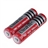 UltraFire 18650 3000mAh 3.7V Rechargeable Li-ion Battery (Red)