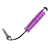 Universal Capacitive Stylus Pen with Earphone Jack Plug for iPhone/ iPad/ iPod (Purple)