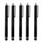Universal Capacitive Touch Screen Stylus Pen for iPhone /iPad /iPod Touch - 5 pcs/set (Black)