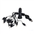 Universal USB Multi Charge Cable for Mobile Phone/MP3/MP4/PSP/NDSL (Black)