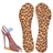 Velveteen Sweat Absorption Anti-slip Anti-abrasion Foot Cushion Pad (Leopard)
