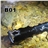 Water-proof Metal LED Flashlight with CREE XM-L T6 Lamp & 118M Lighting Distance for Diving