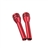 YX-511 Aluminium Alloy Interior Car Door Lock Cover with Rhinestone Atop (Red)