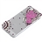 Beautiful 3D Butterfly Pattern Rhinestones Decor Hard Protective Back Case Cover for iPhone 5 (Pink)