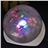 Fashion Colorful Diamond LED Night Light Projection Lamp with Speaker (White)