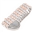 Savina Crystal Rhinestones Decor Round Dial Women's Quartz Wrist Watch with Stainless Steel Watch Chain (Golden)