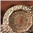Savina Crystal Rhinestones Decor Round Dial Women's Quartz Wrist Watch with Stainless Steel Watch Chain (Golden)