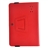 4-in-1 PU Flip Case & Screen Guard & Stylus Pen & Cleaning Cloth Set for Q88 /Q8 7-inch Tablet PC (Red)