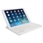 4-in-1 Ultra-Slim Aluminum Alloy Wireless Bluetooth V3.0 Keyboard Screen Protective Case Cover Stand Set for iPad Air /iPad 5 (White)