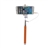 Fodable Extendable 3.5mm Cable Controlled 280-Degree Rotation Selfie Pole Monopod for iPhone 6 Plus, 6 5S 5C 5 4S, Samsung S6 Edge, S6 S5 S4, Note 4 3 and Other Android Smartphones (Orange)