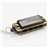 Swan 4 Hole 8 Tone Mini Harmonica with Necklace for Kids Gift (Black)