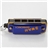 Swan 4 Hole 8 Tone Mini Harmonica with Necklace for Kids Gift (Blue)