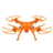 Syma X8C 2.4GHz 4CH 6-Axis 2000mAh Battery Gyro 360-degree Eversion Remote Control RC Quadcopter UFO with 2.0MP HD Camera / US-plug Power Adapter (Orange)