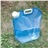 10L Folding Drinking Water Container Storage Bag Pouch for Camping Hiking Picnic BBQ (Blue)