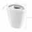 WINOMO 6.5L Flip Trash Can Waste Can Health Barrel with 30pcs Trash bags (White)