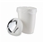 WINOMO 6.5L Flip Trash Can Waste Can Health Barrel with 30pcs Trash bags (White)